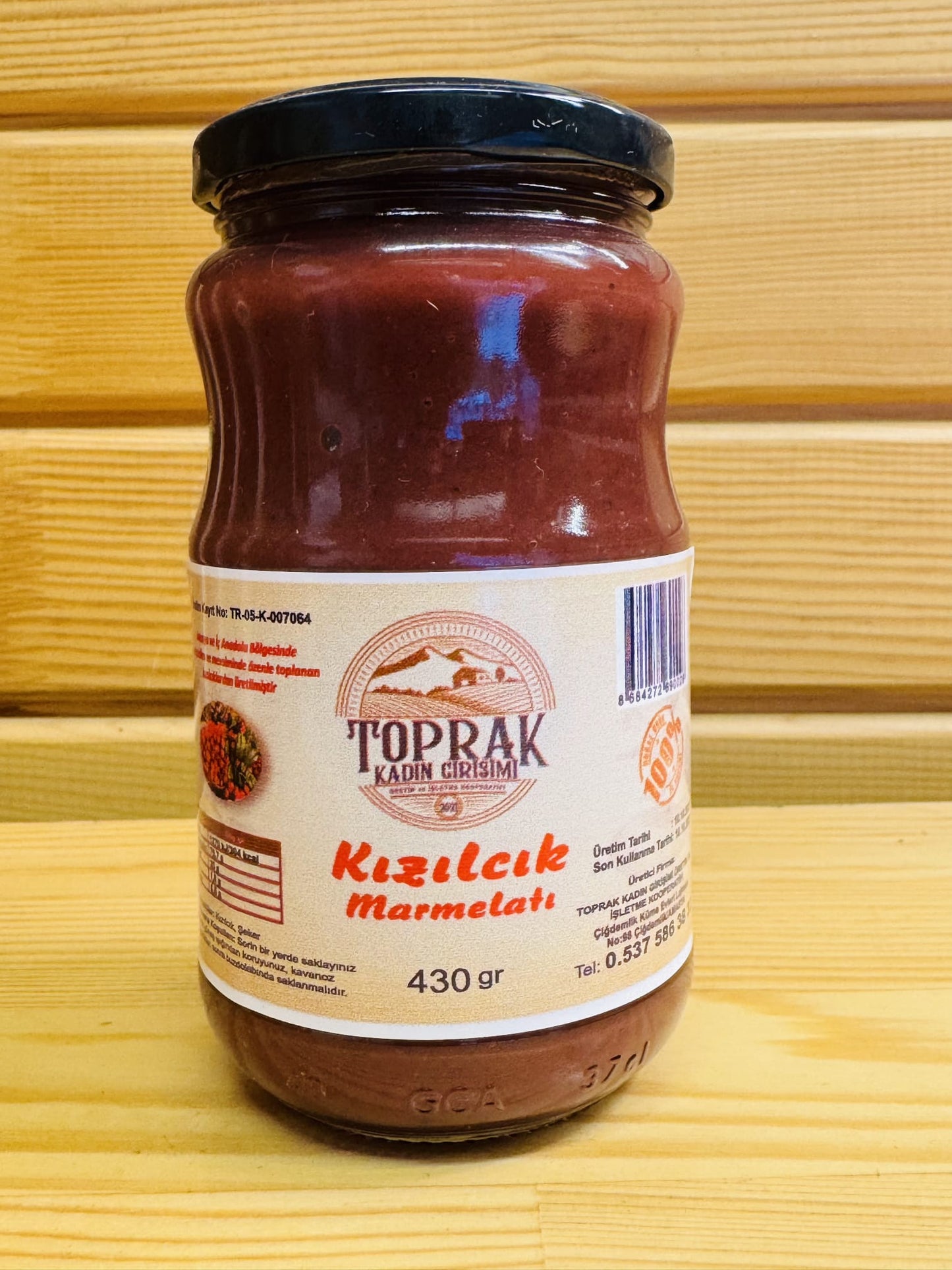 KIZILCIK MARMELATI 430 gr