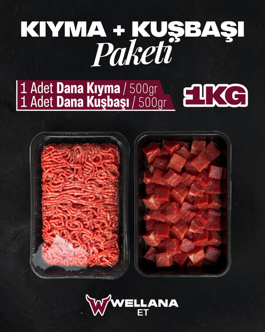KIYMA - KUŞBAŞI PAKETİ 1 KG